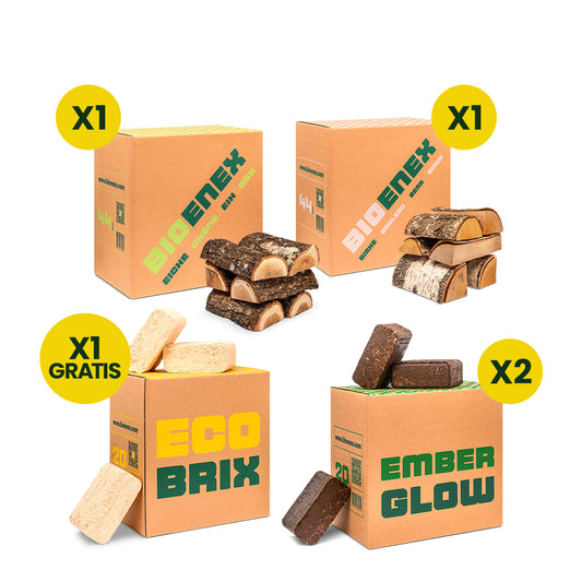 Haardhout & Briketten Bundel