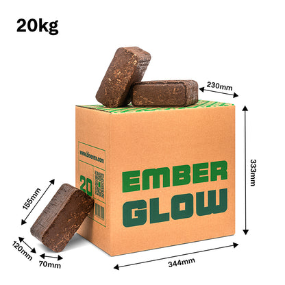 EmberGlow Nachtbriketten